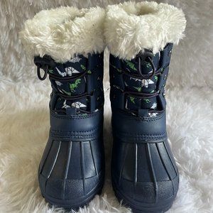 Boy's Winter Snow Boots Fur Lined